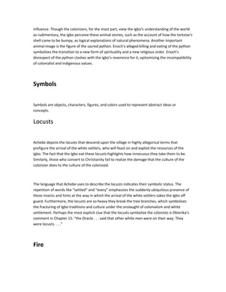 Things fall aprt sparknotes | RTF