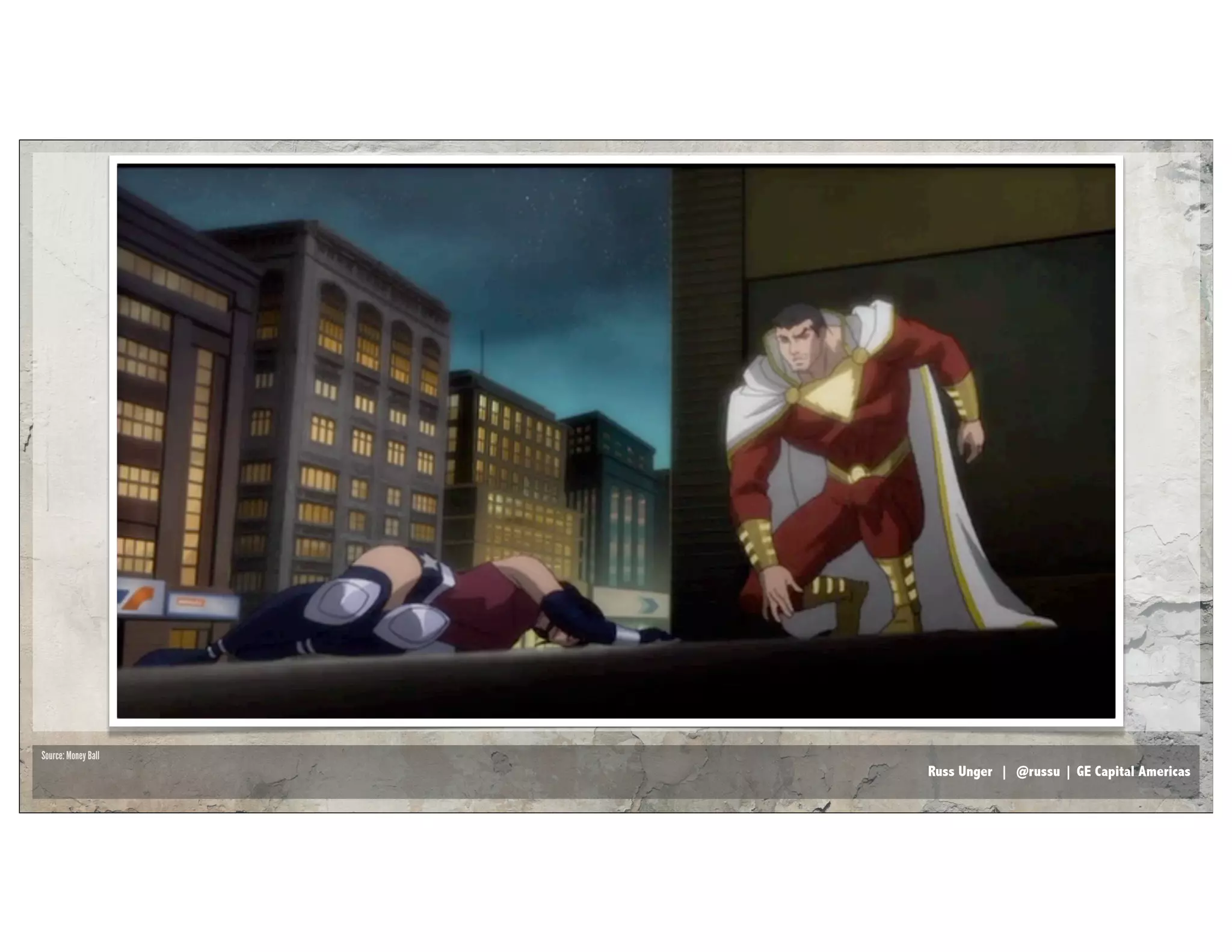 Russ Unger | @russu | GE Capital Americas
Source: Money Ball
 