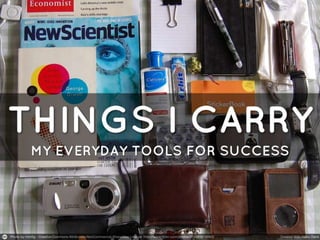 Things I Carry: My Everyday Tools for Success