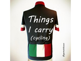 Things
I carry
(cycling)
@gwmatthews
 