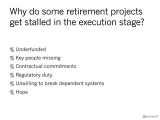 What regulatory trends affect
product termination? Product
disposal?

@evanwolf

 