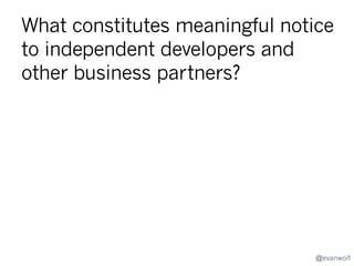 What are the differences between
great product champions and
great project reapers?
Passion vs. Dispassion
Sense and Respond vs. Map and Conquer
Soft Power vs. Formal Authority
Continuous Process vs. Hard Deadlines
Creater vs. Destroyer
Mark on the world vs. No trace left behind

@evanwolf

 