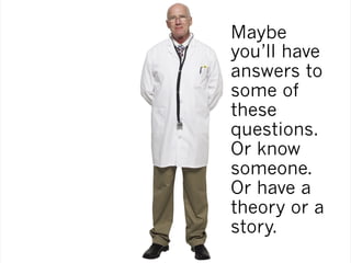 Done
Signals

Map

Kill?

How?

Maybe
you’ll have
Plan
answers to
Stage
some of
these
Deploy
questions.
Or know
Close Out
someone.
Or have a
theory Done a
or
story.
@evanwolf

 