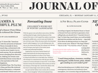 A visual hierarchy helps readers scan a text,
knowing where to enter and exit. It gives your
designs a ﬂow.
 