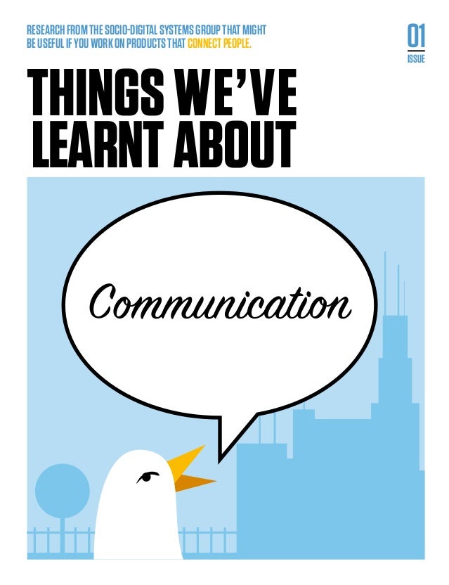 Things issue1 communication