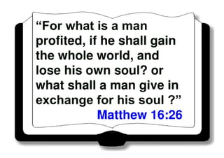 Things Money Cannot Buy