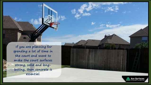 Backyard 3x3 Basketball Court Size - House Backyards