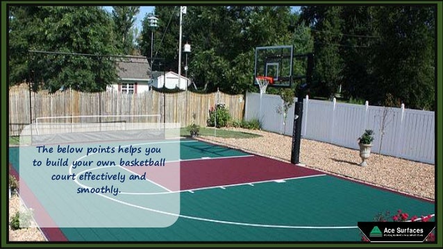 Things Need to Consider for Building a Backyard Basketball Court