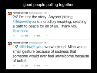 good people pulling together
 