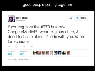 good people pulling together
 