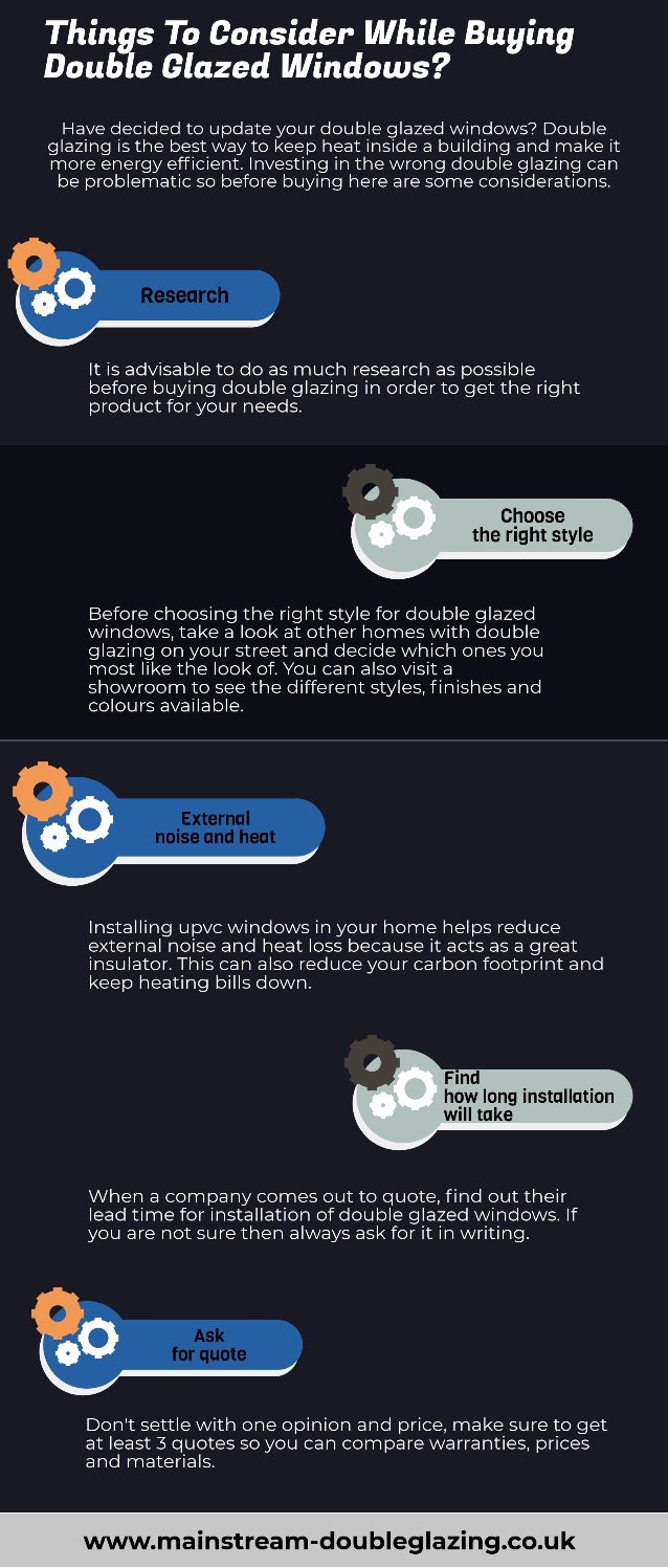 Things To Consider While Buying Double Glazed Windows