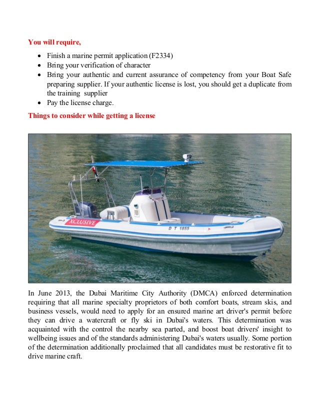 Things to consider while getting marine boat license