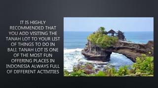Things to do in bali