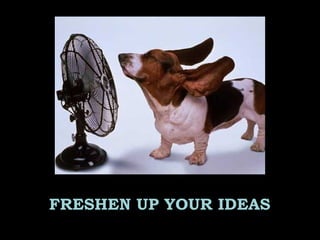 FRESHEN UP YOUR IDEAS
 