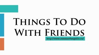 Crazy Things To Do With Friends In Toronto