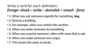 Destroy Slowly Example Things to focus on for the final exam .pptx