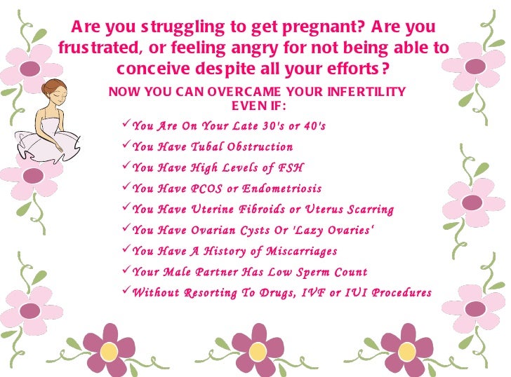 Things to do to help you get pregnant
