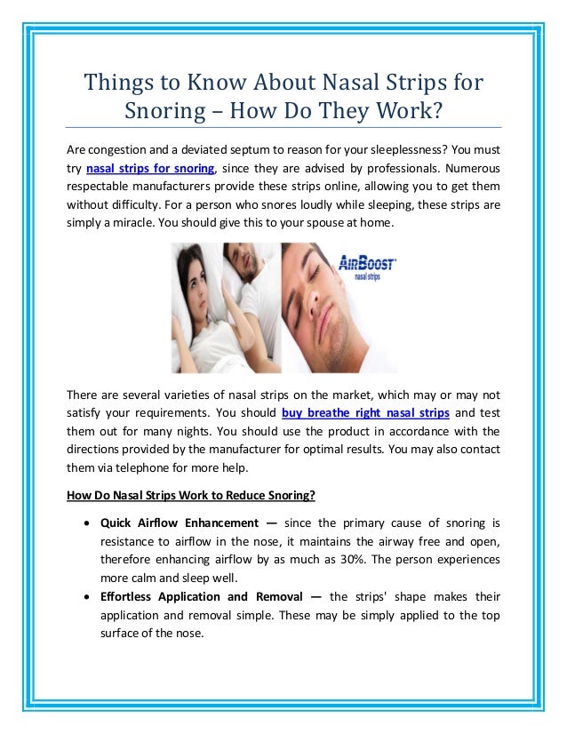 Things to Know About Nasal Strips for Snoring How Do They Work.pdf