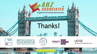 www.ahzassociates.co.uk
Thanks!
14
 
