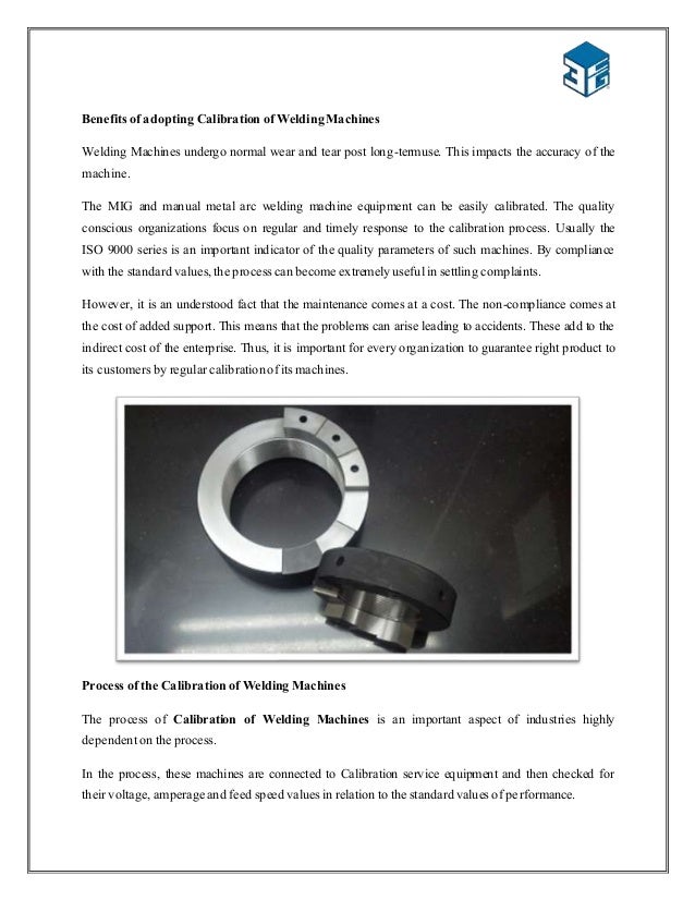 Things to know about of importance of calibration of welding machines