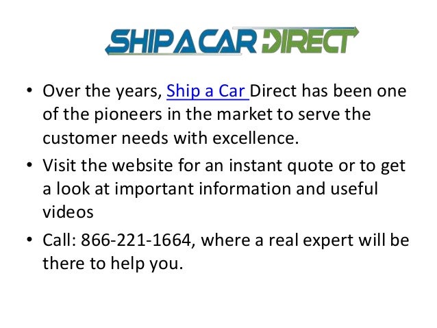 Ship A Car Direct >> Things To Know Prior To Shipping A Car Ship A Car Direct >> Things To Know Prior To Shipping A Car