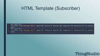HTML Template (Subscriber)
 