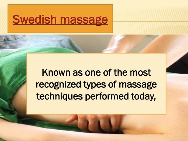 Things You Didnt Know About Swedish Massage