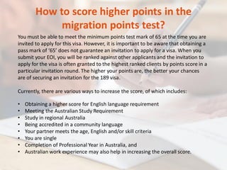 Skilled Independent Visa Subclass 189 | Visa Agents Sydney, Australia | PPT