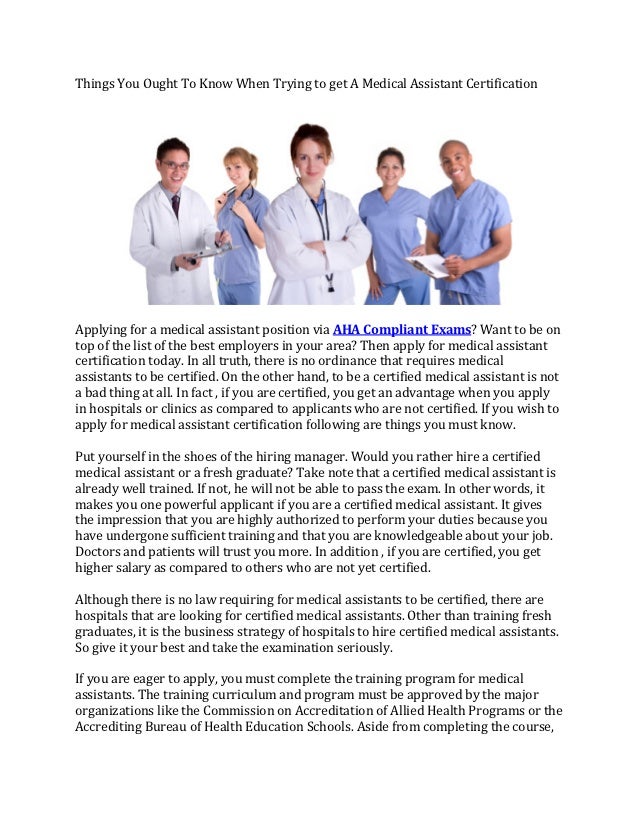 Things You Ought To Know When Trying To Get A Medical ...