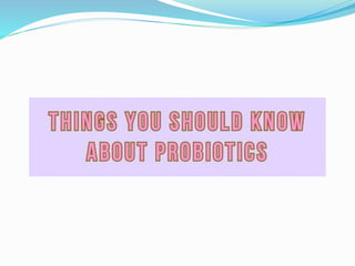 Things you should know about Probiotics - Yakult India