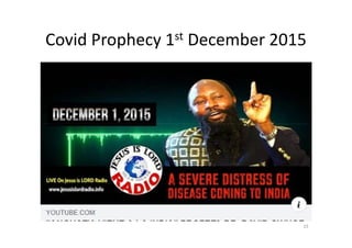 Covid Prophecy 1st December 2015
15
 