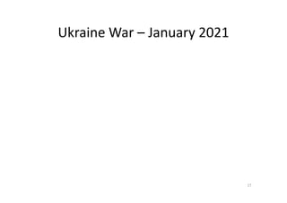 Ukraine War – January 2021
17
 