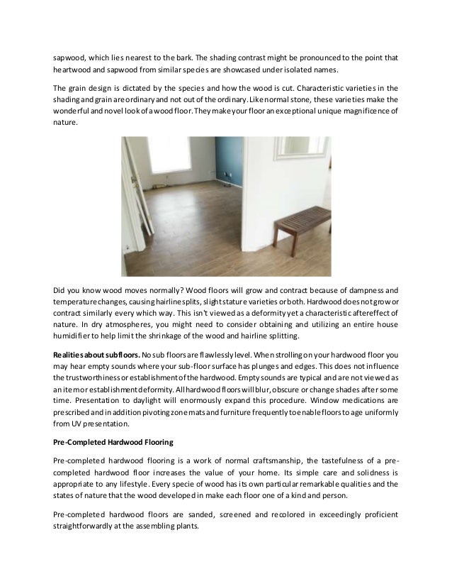 Things You Should Know Before You Purchase Hardwood Flooring