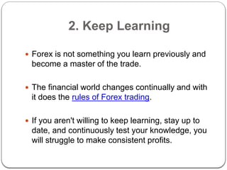 5 Things You Should Know To Become a Forex Trader | PPTX