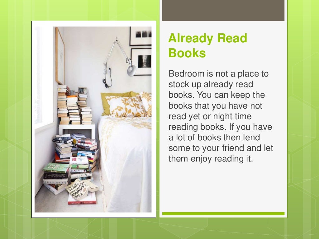 Things you should not keep in your bedroom