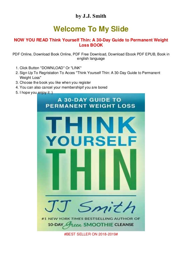 Think Yourself Thin A 30 Day Guide To Permanent Weight Loss Audioboo