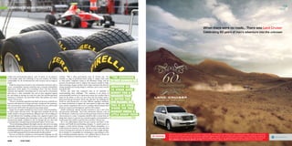 CORPORATE RESPONSIBILITY




welfare and environmental projects. And, of course, we are attentive           industry. “ at is where governments come in,” Provera says. “For
to the health, safety and well-being of our own workers. We believe            example, as long as petroleum-based energy is cheaper than solar
                                                                                                                                                             “THE CONSUMER
responsibility for the environment lies with everyone and we begin at          or wind power, companies trying to sell alternative energy will not           IS NOT ALWAYS SO
home.”                                                                         succeed. Governments need to support the research needed to make
  Pirelli has always been focused on the environment and acted early to        clean technology cheaper and they need to help transitions take place by
                                                                                                                                                             ENVIRONMENTALLY
create a sustainability steering committee and a corporate sustainability      setting standards and forcing change in industries, and in some cases by      SENSITIVE AS
department, which guides it in everything it does. “We have devoted            footing the bill.”
scientists and engineers researching how to clean up the environment              Provera also notes that consumers have to be amenable to
                                                                                                                                                             TO SPEND MORE
and exist in a more sustainable way, and we have registered patents            accommodating these challenges. “ e consumer is not always so                 MONEY FOR A
for such things as turning city waste into clean fuel and ltering diesel       environmentally sensitive as to spend more money for a product that is
emissions to eliminate tiny particulate matter that pollutes and causes        better for the planet, so this is an area where the free market needs a
                                                                                                                                                             PRODUCT THAT
cancer,” Provera says.                                                         little boost from governments.” But he also adds that “the challenges for     IS BETTER FOR
  “We have consistently upgraded and rebuilt our factories, and built new      Pirelli are o en bureaucratic: too many di erent regulatory standards,
factories with attention to energy and water savings and low emissions.        too many jurisdictions to register the same patent in, high costs, high
                                                                                                                                                             THE PLANET, SO
Our newest factory, which will begin production next year, will be solar       taxes, uneven competition. But we are a company that has always been          THIS IS AN AREA
powered and will be built with special smog-eating cement.”                    driven by research and development, and this will continue.”
  Europe has set quality standards for tyres in terms of fuel consumption,        Pirelli’s enthusiastic attitude towards innovation is also a part of its
                                                                                                                                                             WHERE THE FREE
as well as safety and noise levels. “We apply these standards all over the     risk-prevention philosophy. “Such truly unfortunate disasters, such as        MARKET NEEDS A
world, whether or not governments are calling for them. We are rolling out     the BP disaster, con rm my conviction that governance based on strong
new fuel e cient tires, including creating a new segment of ‘green’ tyres      risk prevention is a must. Companies should be able to ensure they are
                                                                                                                                                             LITTLE BOOST FROM
for SUVs and developing cyber-technology so that a chip will be able to        doing their utmost to prevent any potential negative environmental or         GOVERNMENTS.”
communicate asphalt conditions to the car through the tyre, thus both          social impact that could be caused by their activities,” Provera says.
increasing safety and improving environmental impact,” Provera says.              He is very philosophical about the past, present and future of the
  “We are eliminating pollutants like highly aromatic oils and we are using    industry and Pirelli’s forward-thinking strategies. “I, myself, cannot yet
sustainable materials. Our research focuses on ‘green performance’, which      imagine a world without driving, a world without automobiles, or a
means solutions that are both environmentally sound and high-performance,      world without oil extraction,” he says. “We thus need to work with what
including standards for racing tyres. By the end of 2011, 40 per cent of our   we have, focusing more and more on research not only to simply develop,
revenue will be generated from environmentally friendly products.”             but to develop in a sustainable way. Technology is a good thing; it is the
  Even so, cost-e ective solutions to environmental challenges are still       key to nding sustainable solutions. I am con dent that if we focus our
as much of an issue for Pirelli as they are for the rest of the automotive     e orts and resources in this direction we will nd them.”

058
 