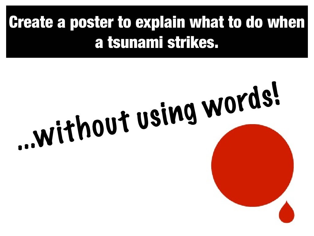 Create a poster to explain