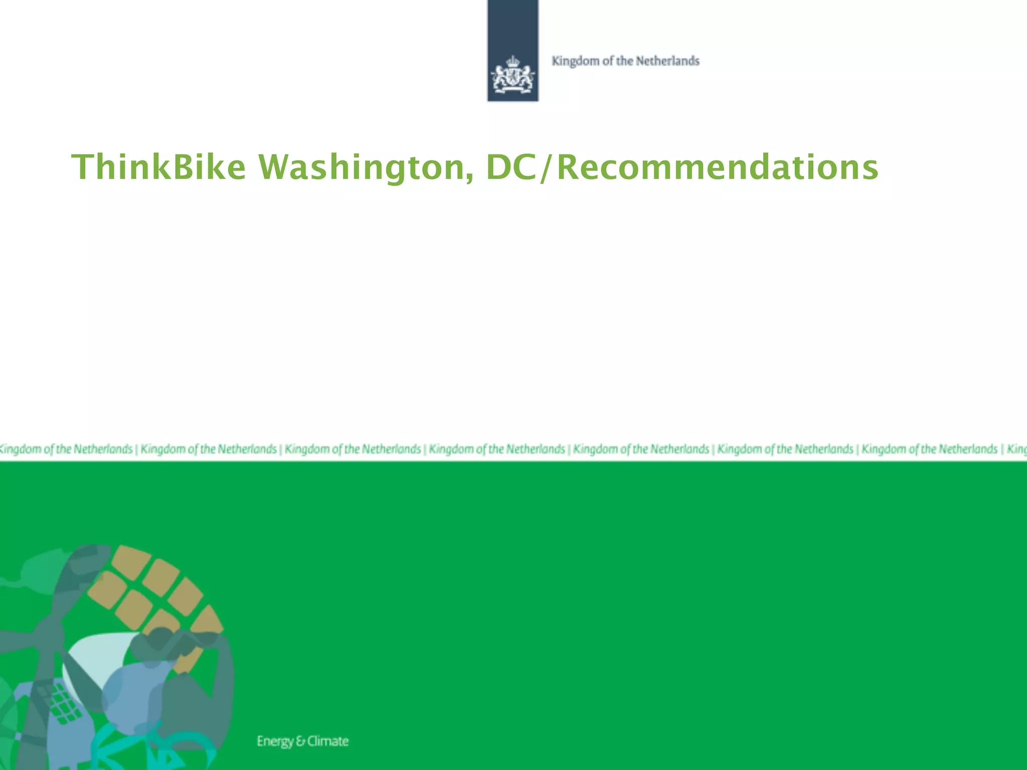 ThinkBike Washington, DC/Recommendations
 