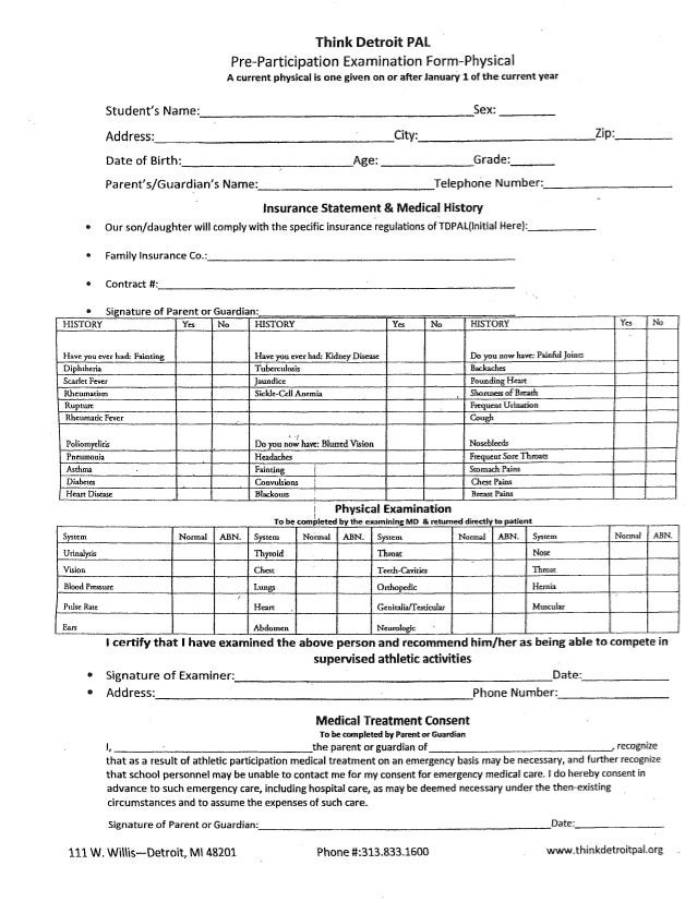 sports physical form maryland
THINK DETROIT PAL PHYSICAL FORM sports physical form maryland
THINK DETROIT PAL PHYSICAL FORM