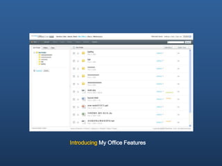 Introducing My Office Features
 