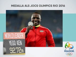 MEDALLA ALS JOCS OLIMPICS RIO 2016
 