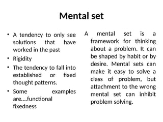Thinking.... thought process psychology... | PPT