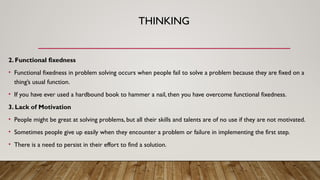 Thinking.pptx grade 11 psychology ncert topic | PPTX
