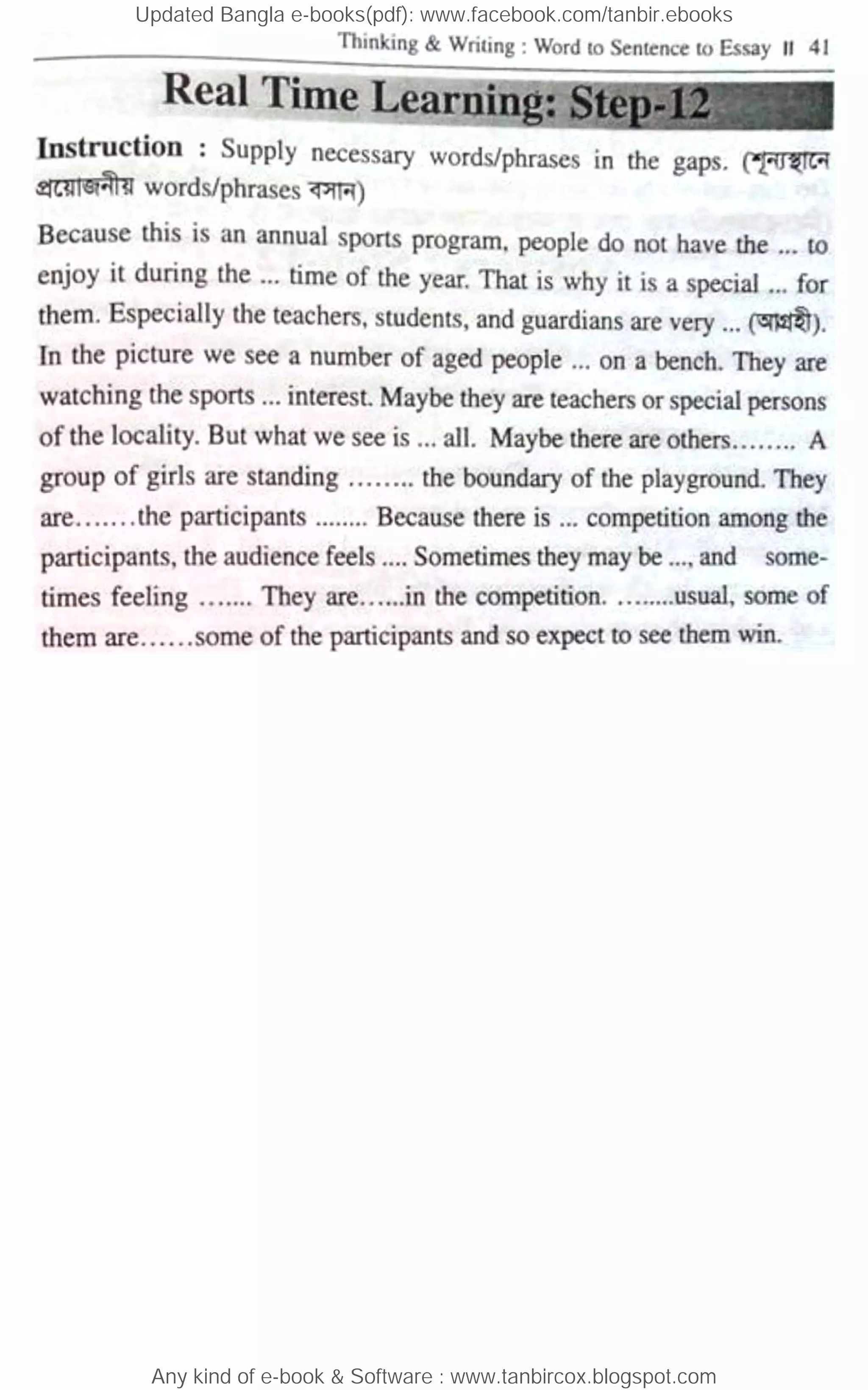 Updated Bangla e-books(pdf): www.facebook.com/tanbir.ebooks
Any kind of e-book & Software : www.tanbircox.blogspot.com
 