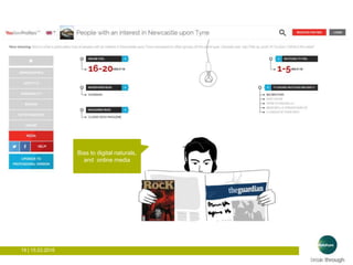 19 | 15.03.2016
Bias to digital naturals,
and online media
 