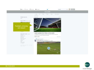 68 | 15.03.2016
Football, university
and airport
 