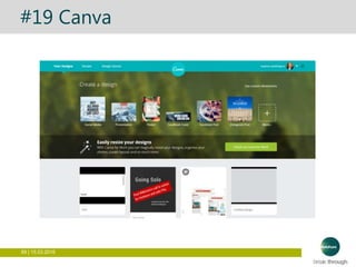89 | 15.03.2016
CREATIVE / CANVA
#19 Canva
 