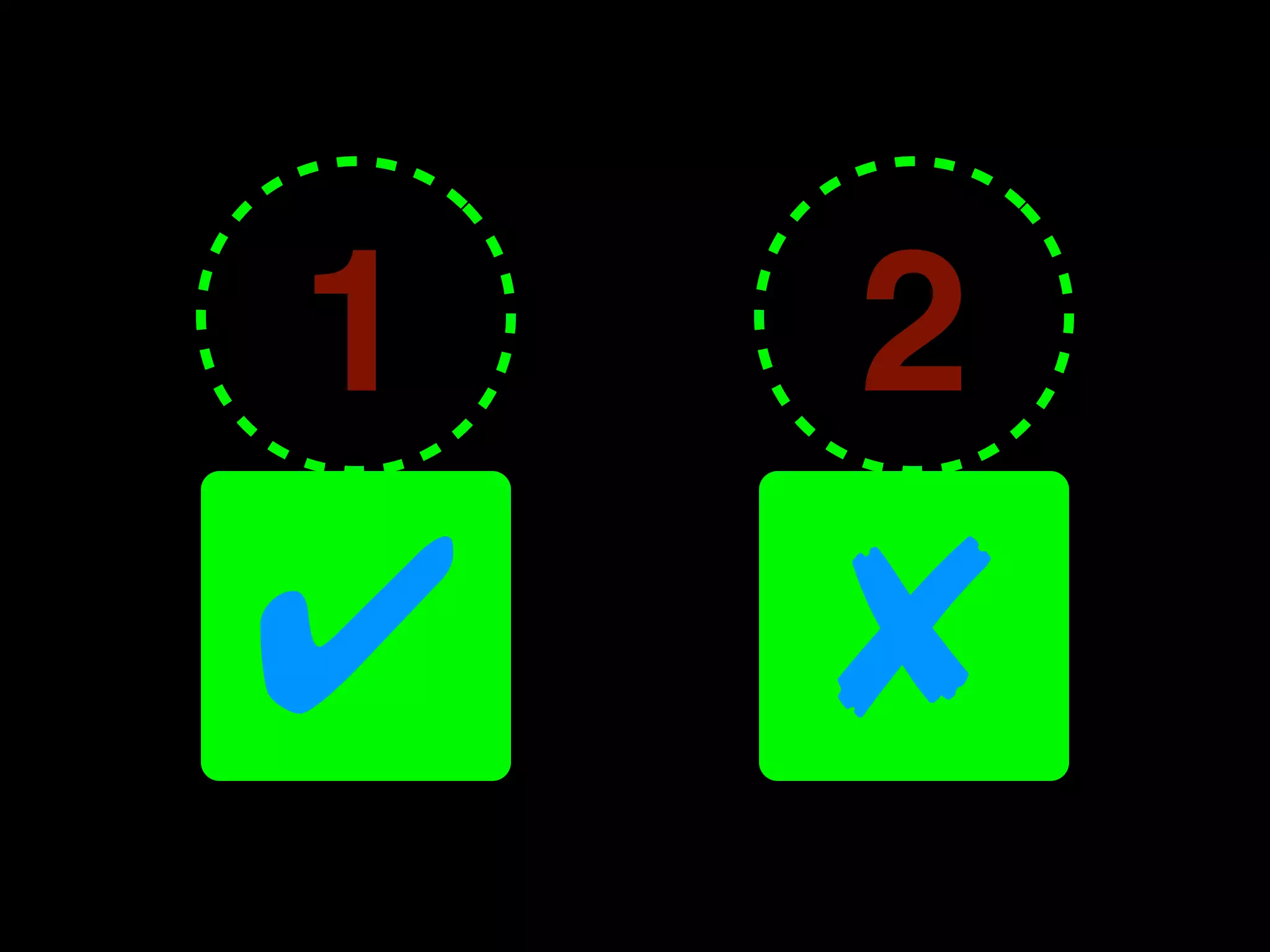 1   2
!
?
1   "
    ?
    2
 