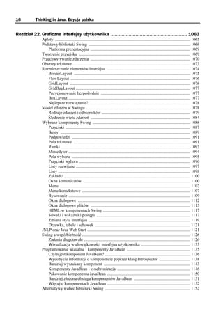 Thinking in Java. Edycja polska. Wydanie IV | PDF